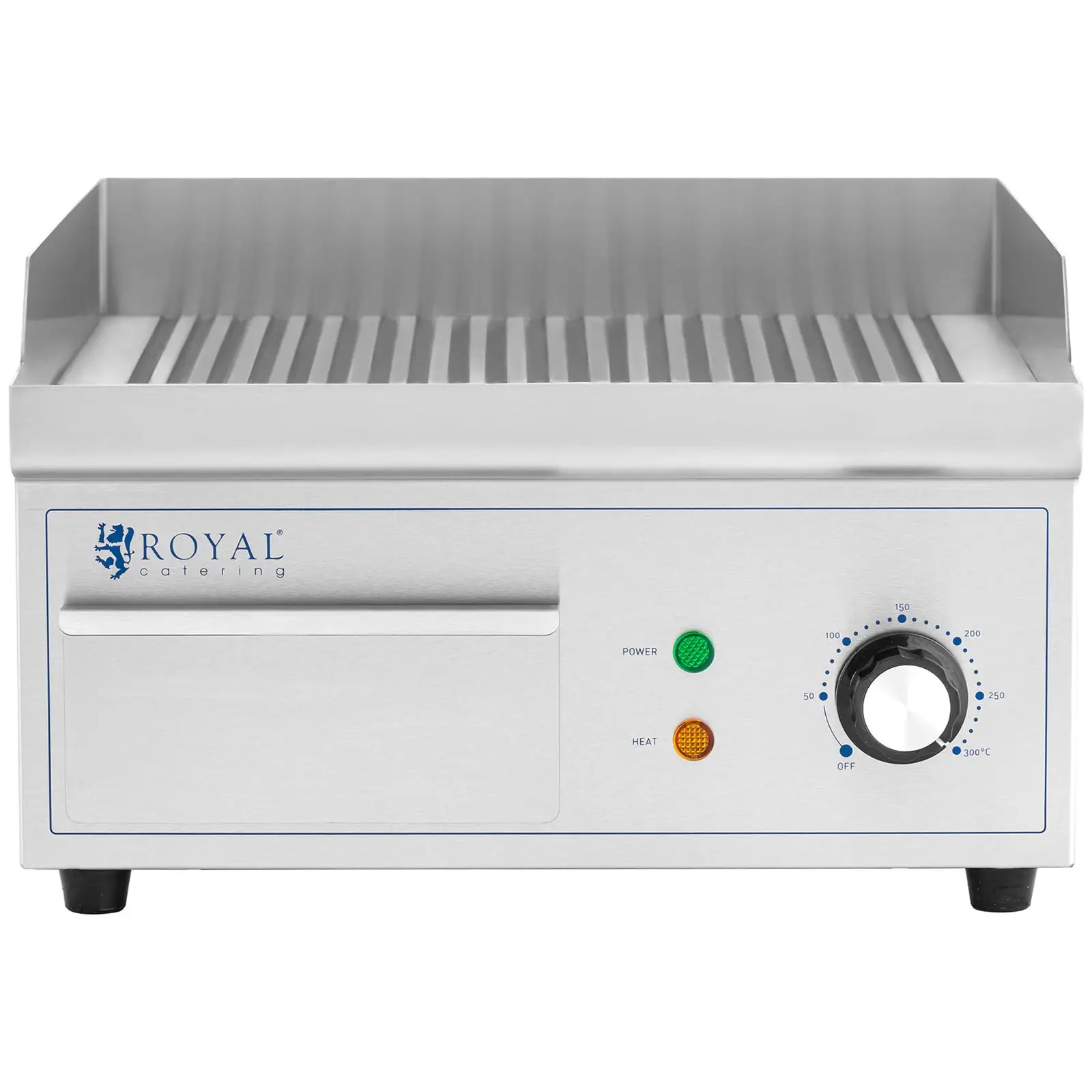 Plită electrică pentru grătar - 380 x 330 mm - royal catering - 1 - 2.000 W