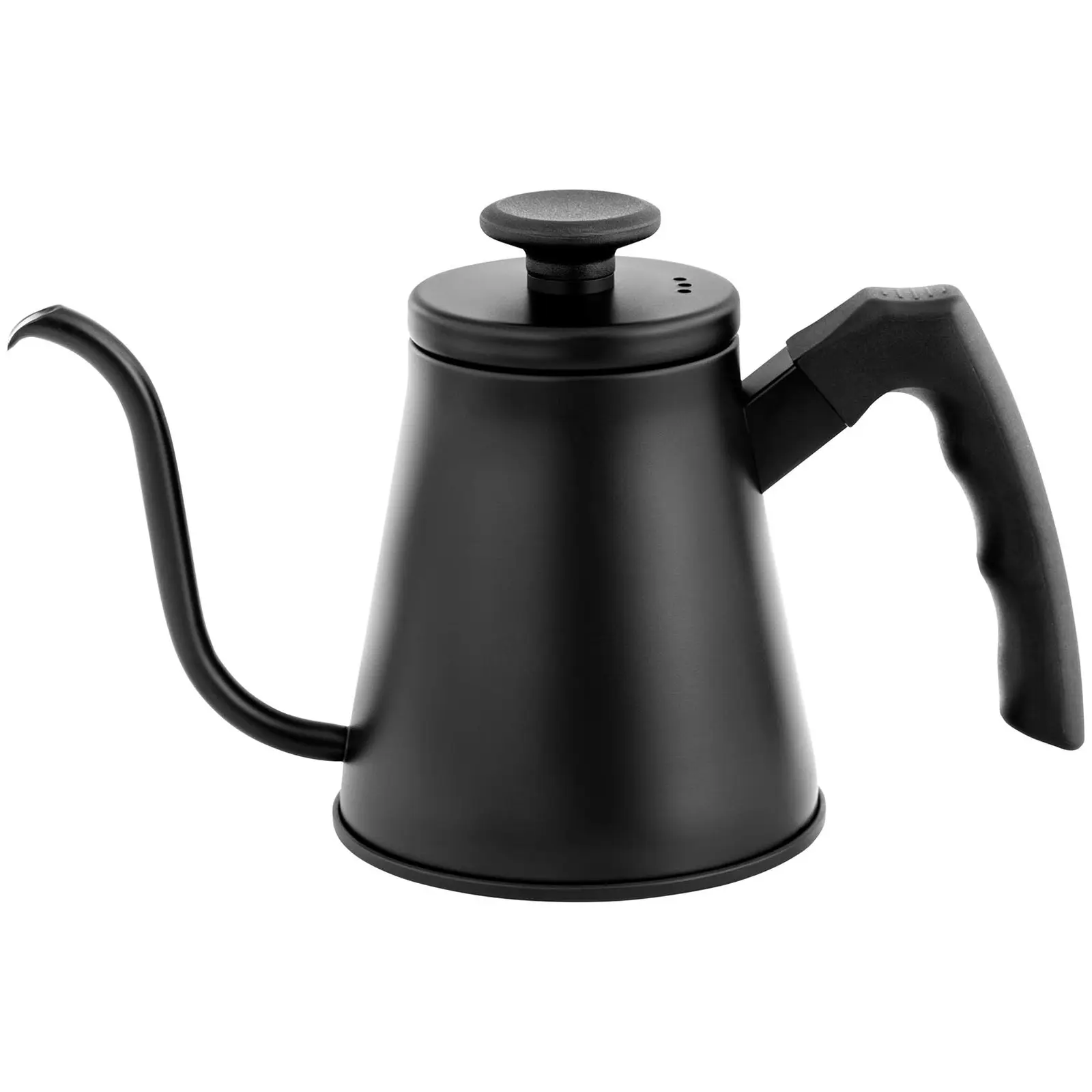 Fierbător de cafea - 0,8 L - oțel inoxidabil - negru