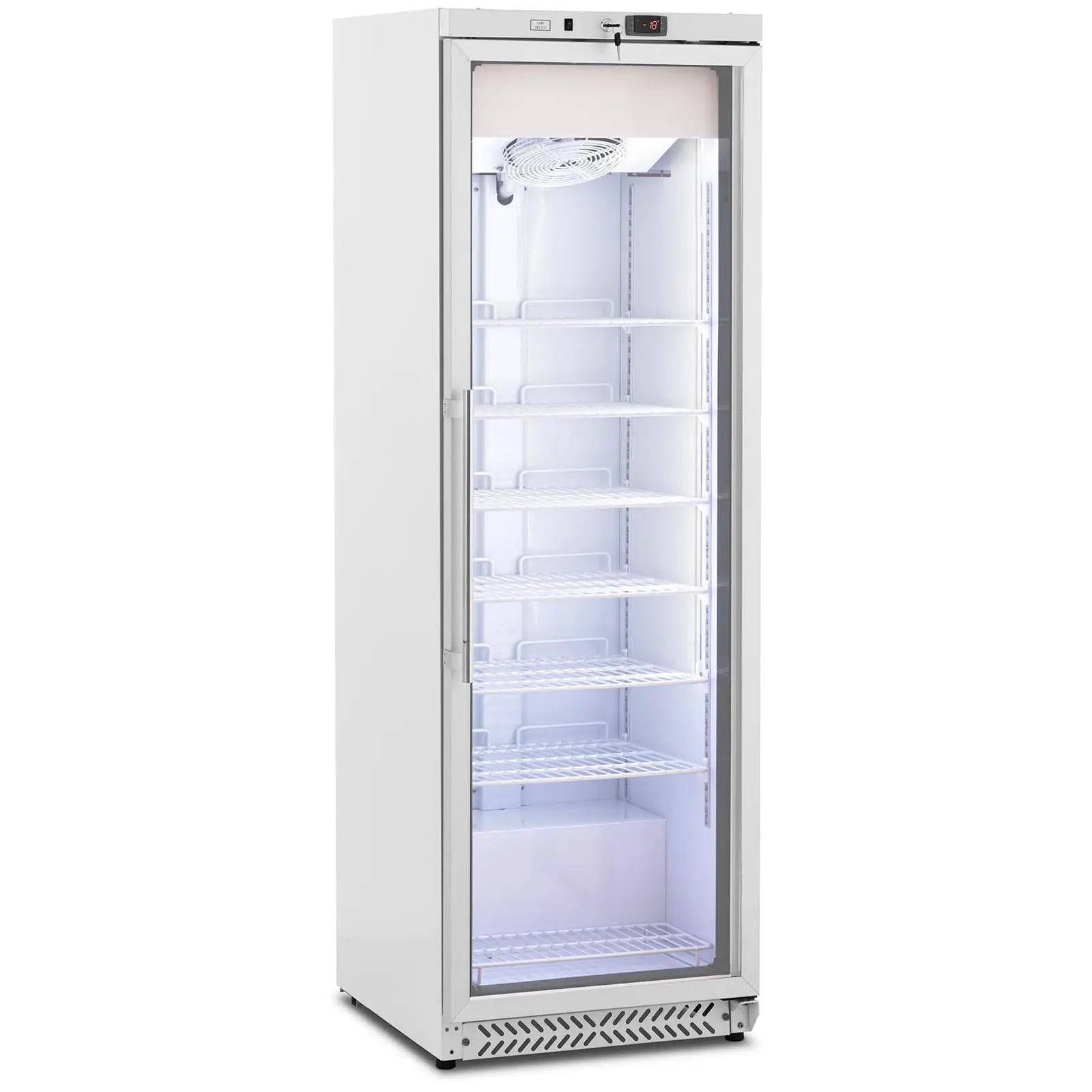 Congelator - 380 L - Royal Catering - ușă din sticlă - White - agent frigorific {{refrigerant_agent_de_răcire_326_temp}}