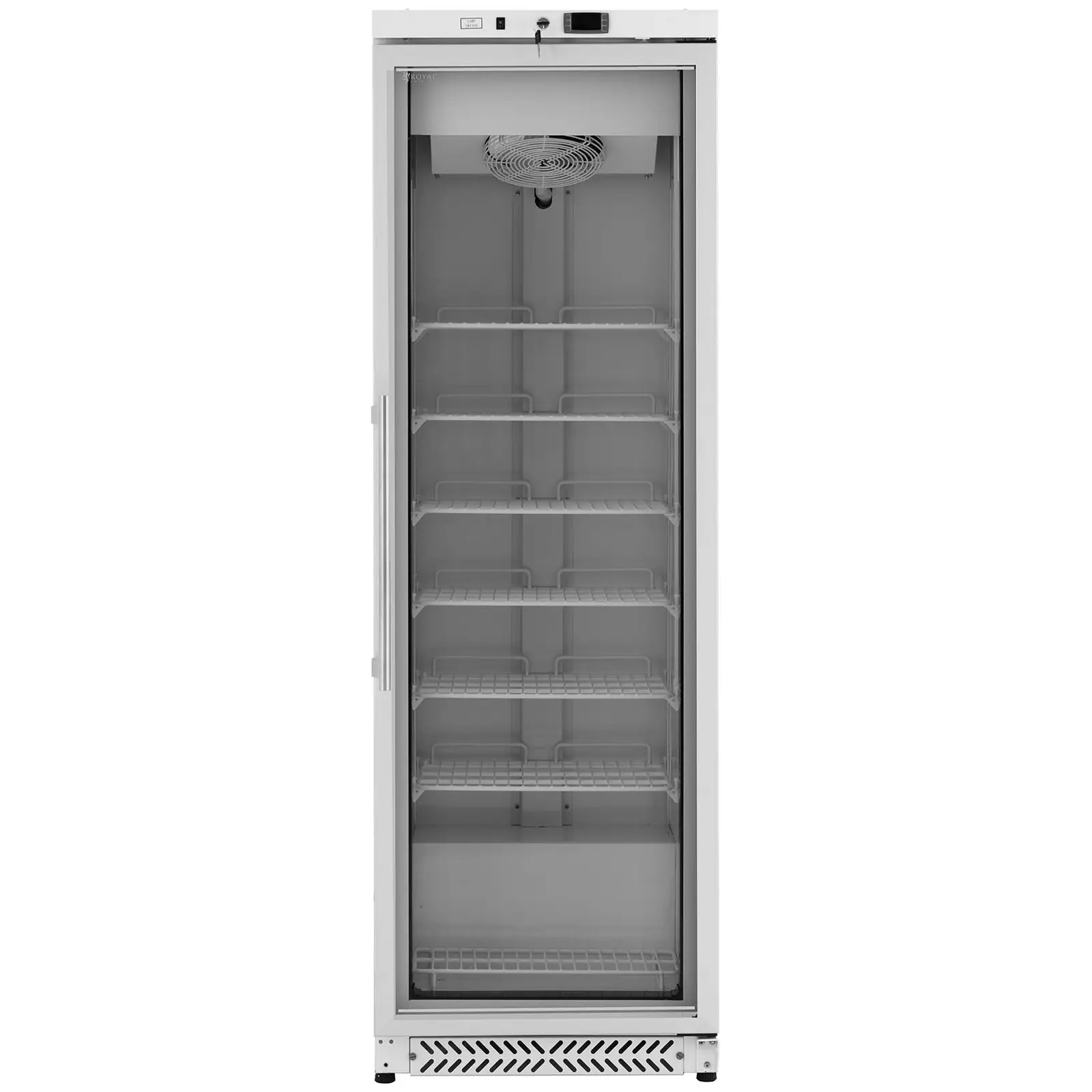 Congelator - 380 L - Royal Catering - ușă din sticlă - White - agent frigorific {{refrigerant_agent_de_răcire_326_temp}}