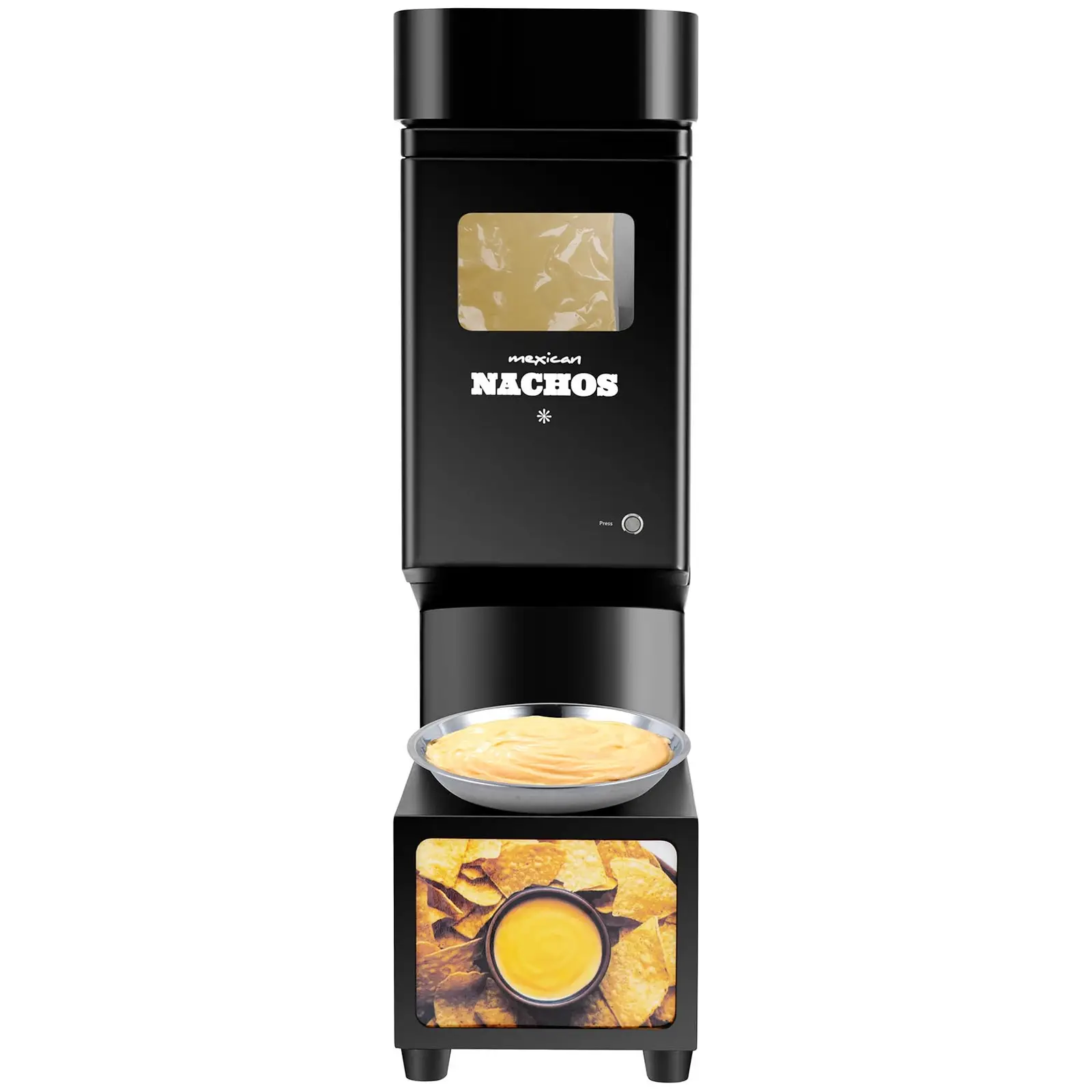 Dozator profesional de brânză Nacho - Modern - Design 4.8 l - 55 - 80 °C - negru - Royal Catering