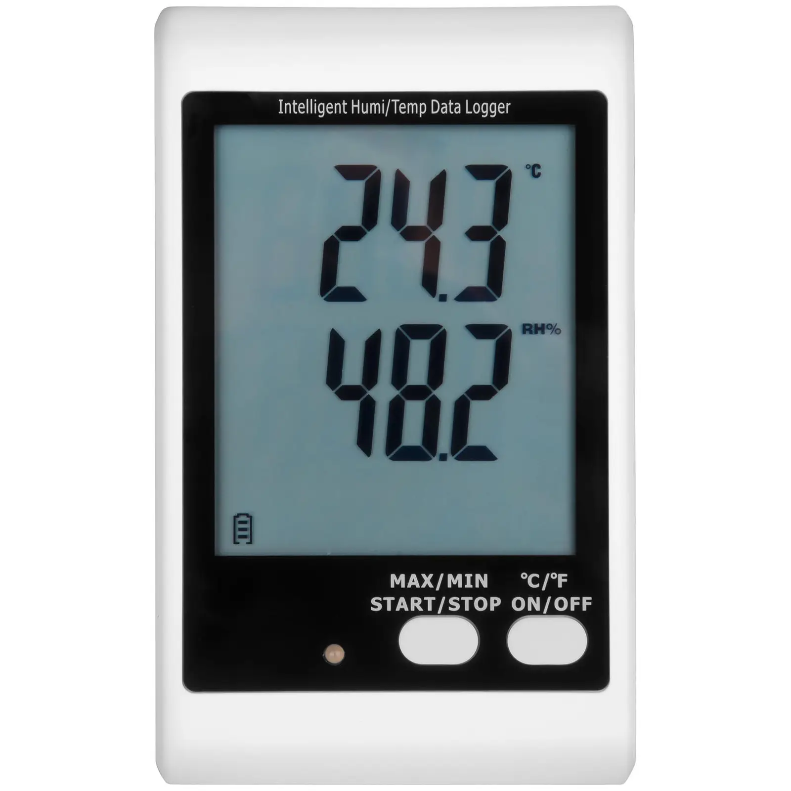 Înregistrator de date temperatură-umiditate - LCD - (-40) până la +125 °C - 0 până la 100% rH - senzor ext.