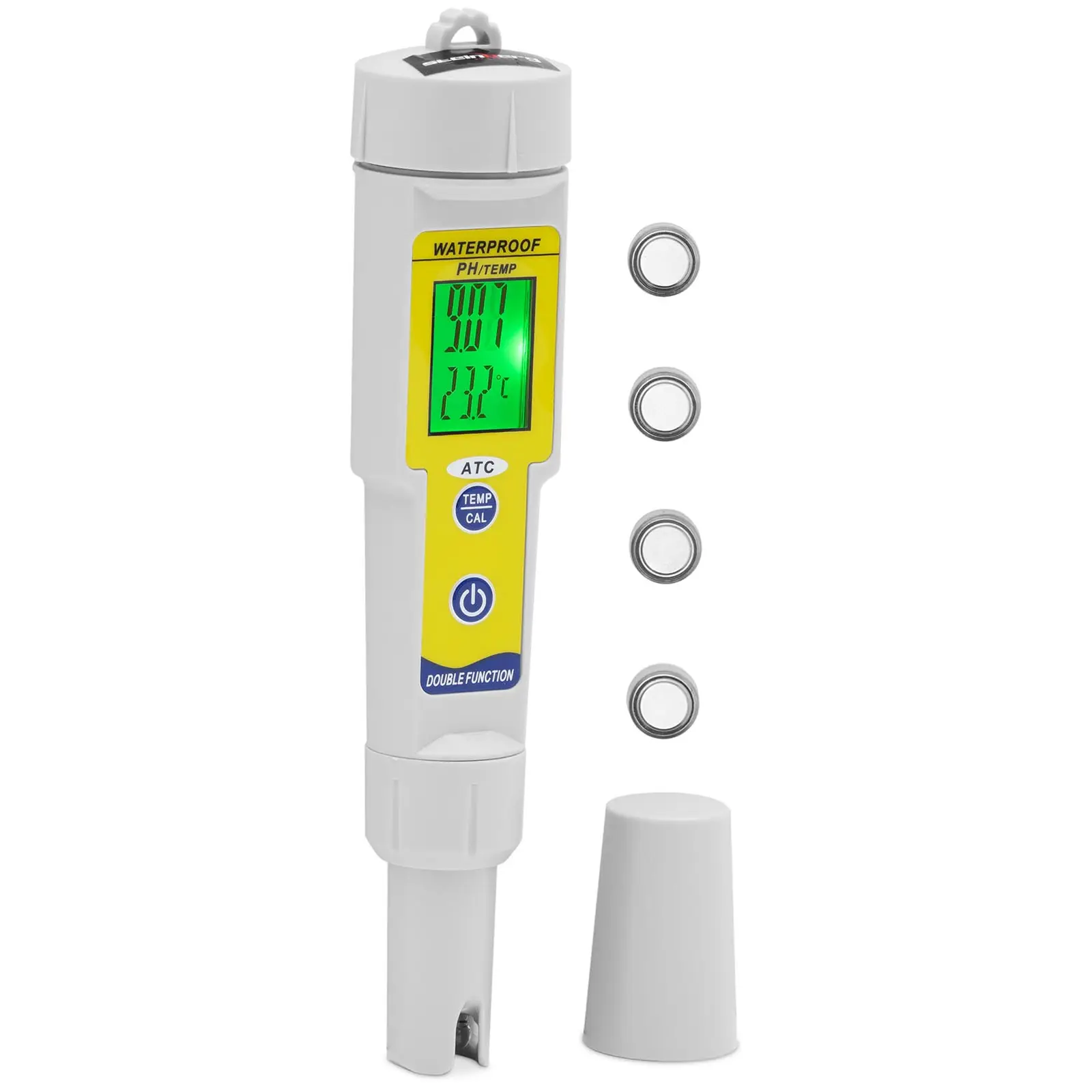 pH-metru cu măsurare a temperaturii - LCD - {{Scop_de_măsurare}}