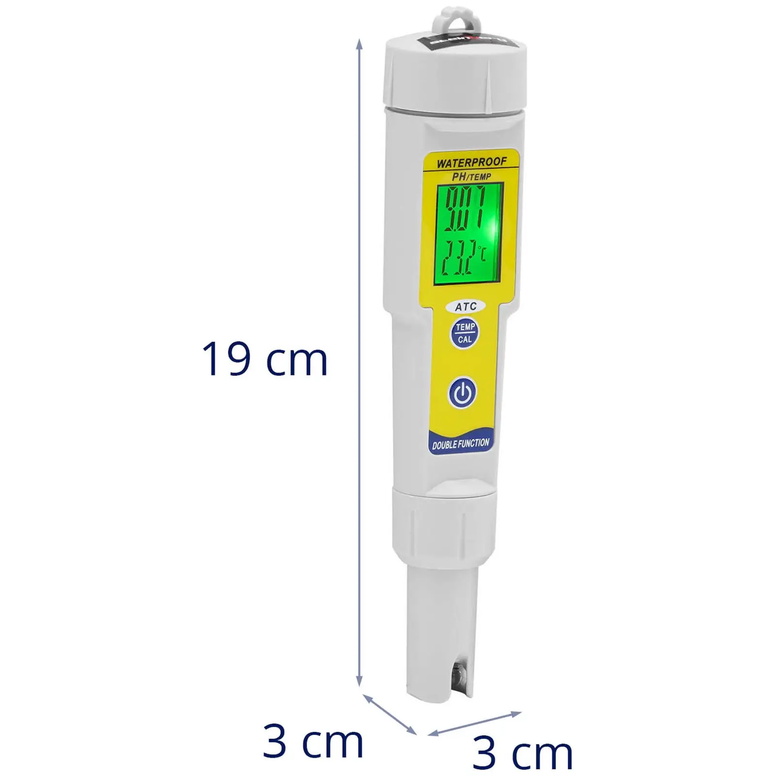 pH-metru cu măsurare a temperaturii - LCD - {{Scop_de_măsurare}}