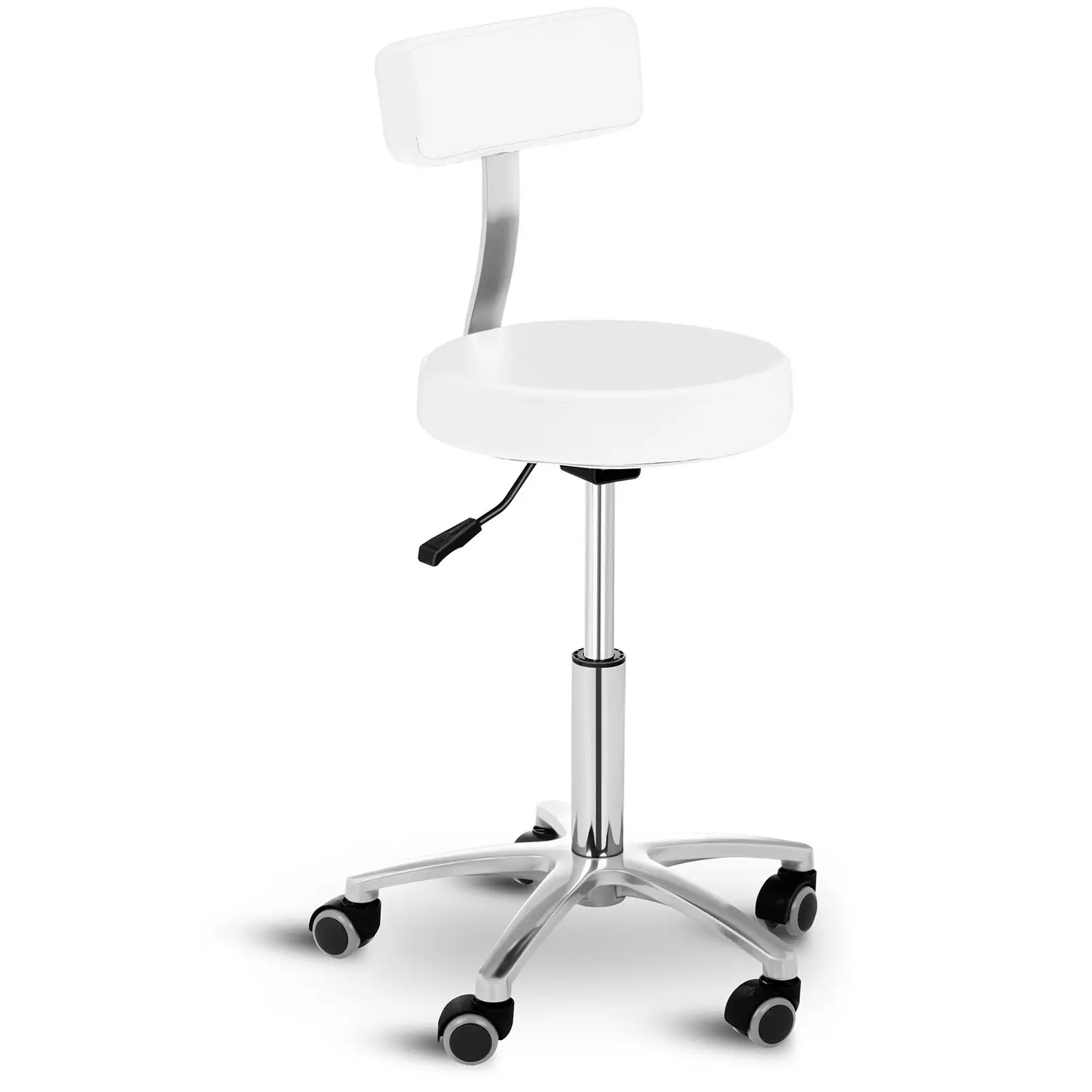 Scaun scaun cu spătar - 445-580 mm - 150 kg - White}