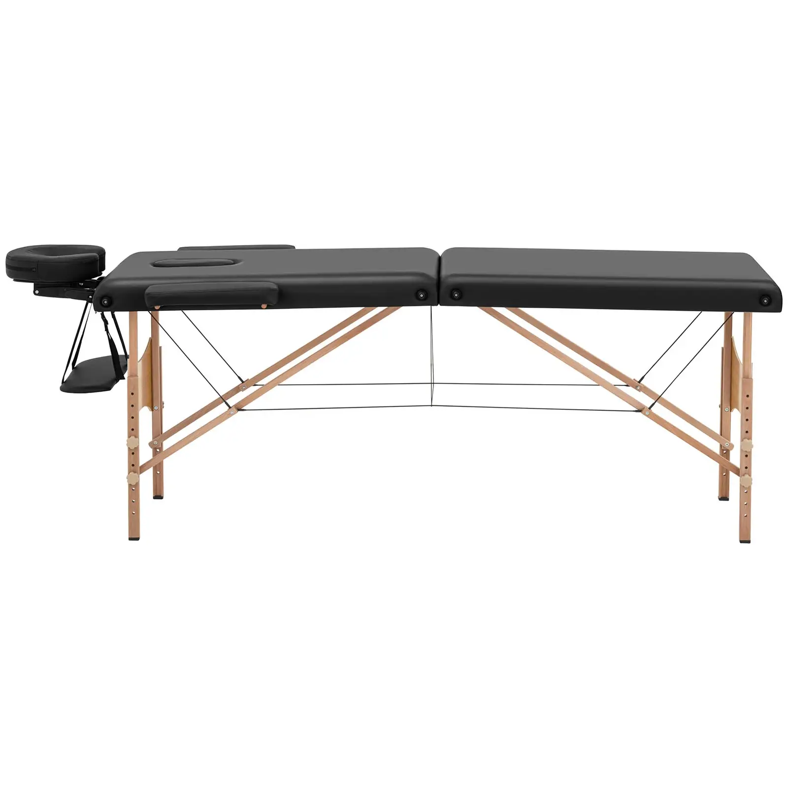 Masă de Masaj - pliabilă - 185 x 60 x 62 cm - 227 kg - Black