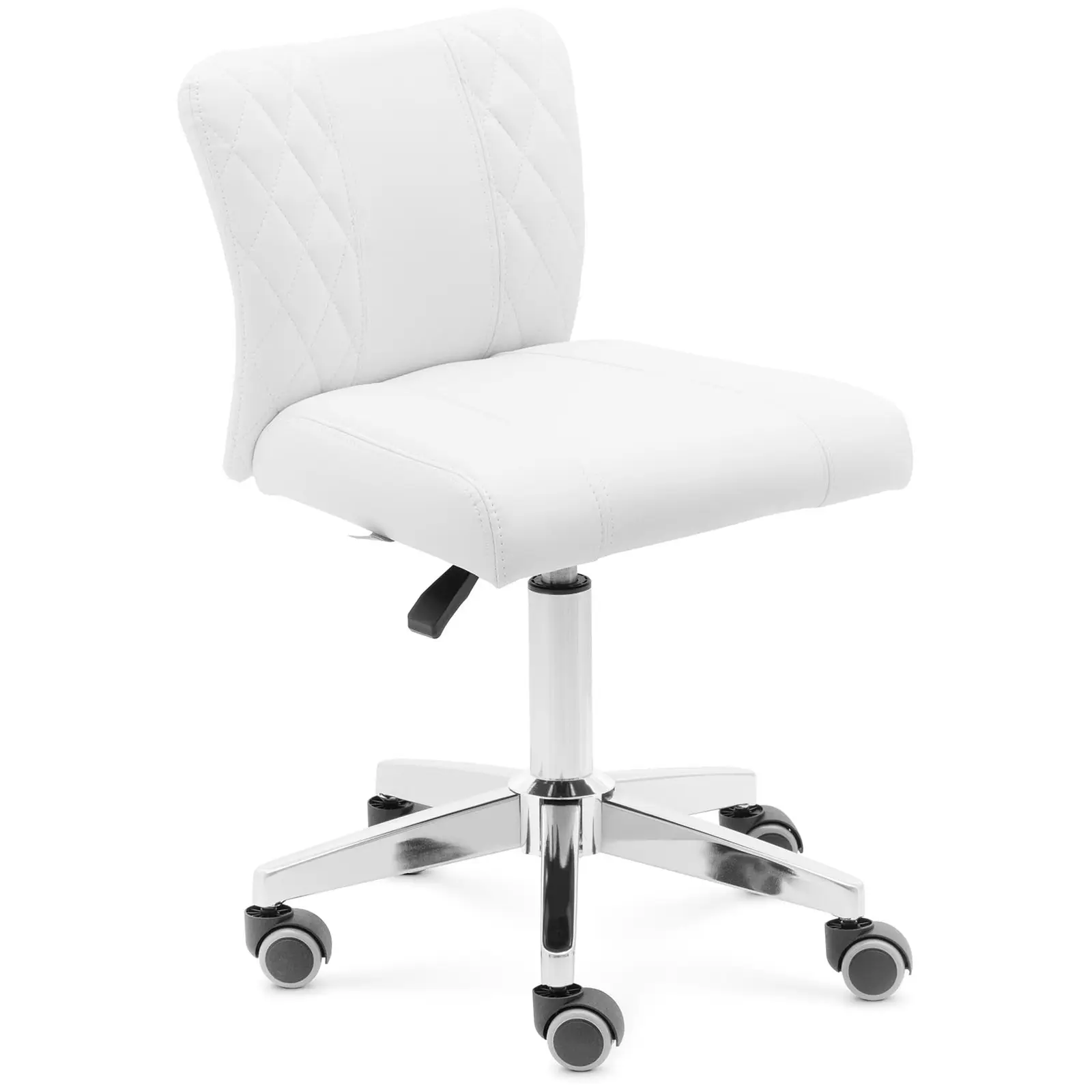 Scaun scaun cu spătar - 45 - 59 cm - 150 kg - alb
