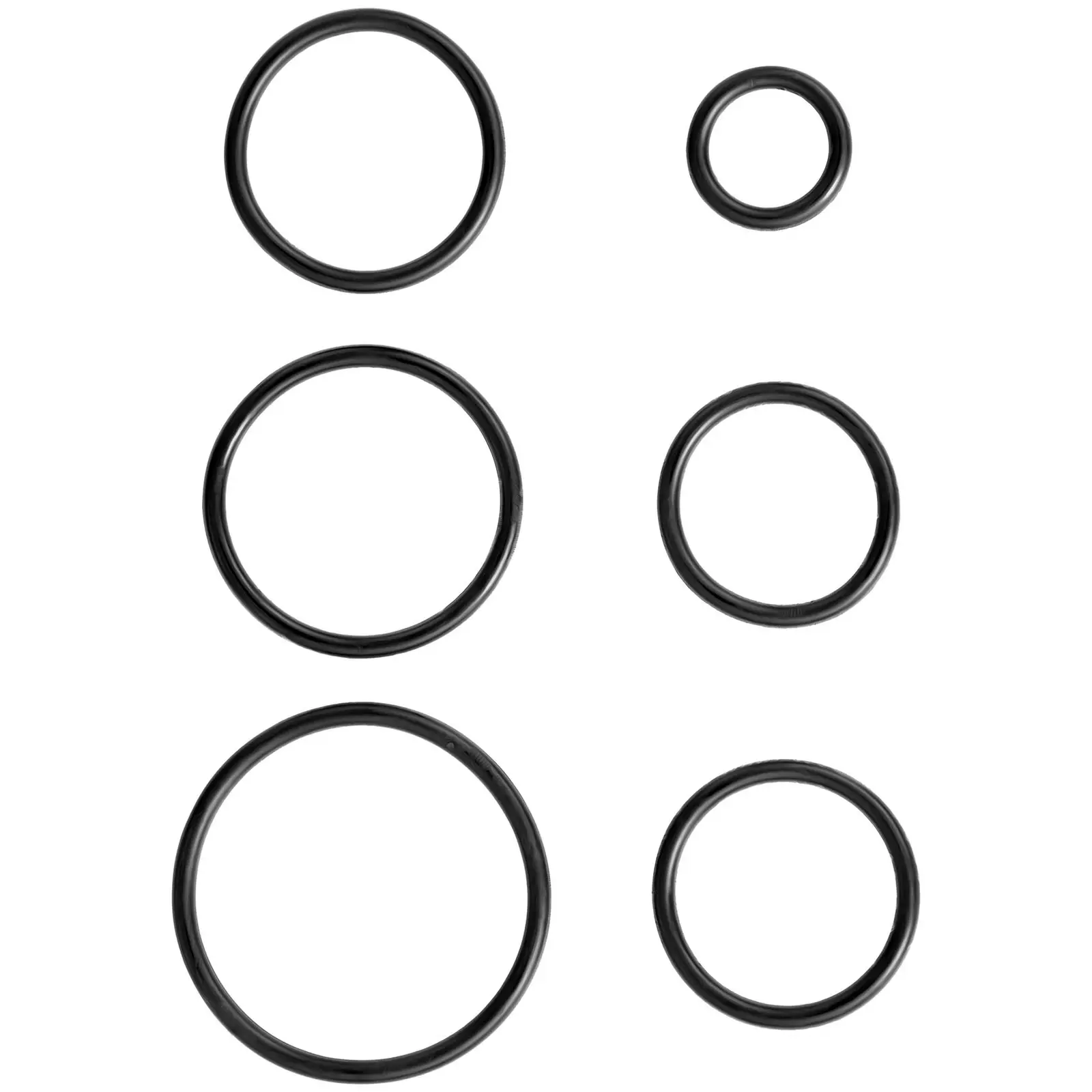 Set O-ring - 419 bucăți. - Ø 3,0 - 50,0 mm (interior) / 6,0 - 57,0 mm (cablu)