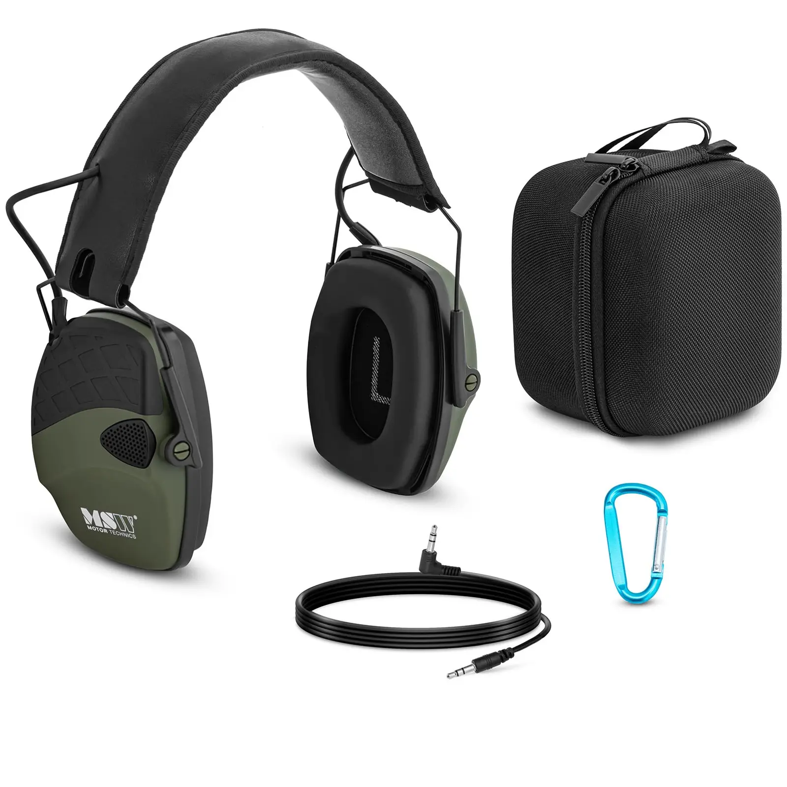 Protecție auditivă - control dinamic al zgomotului extern - verde