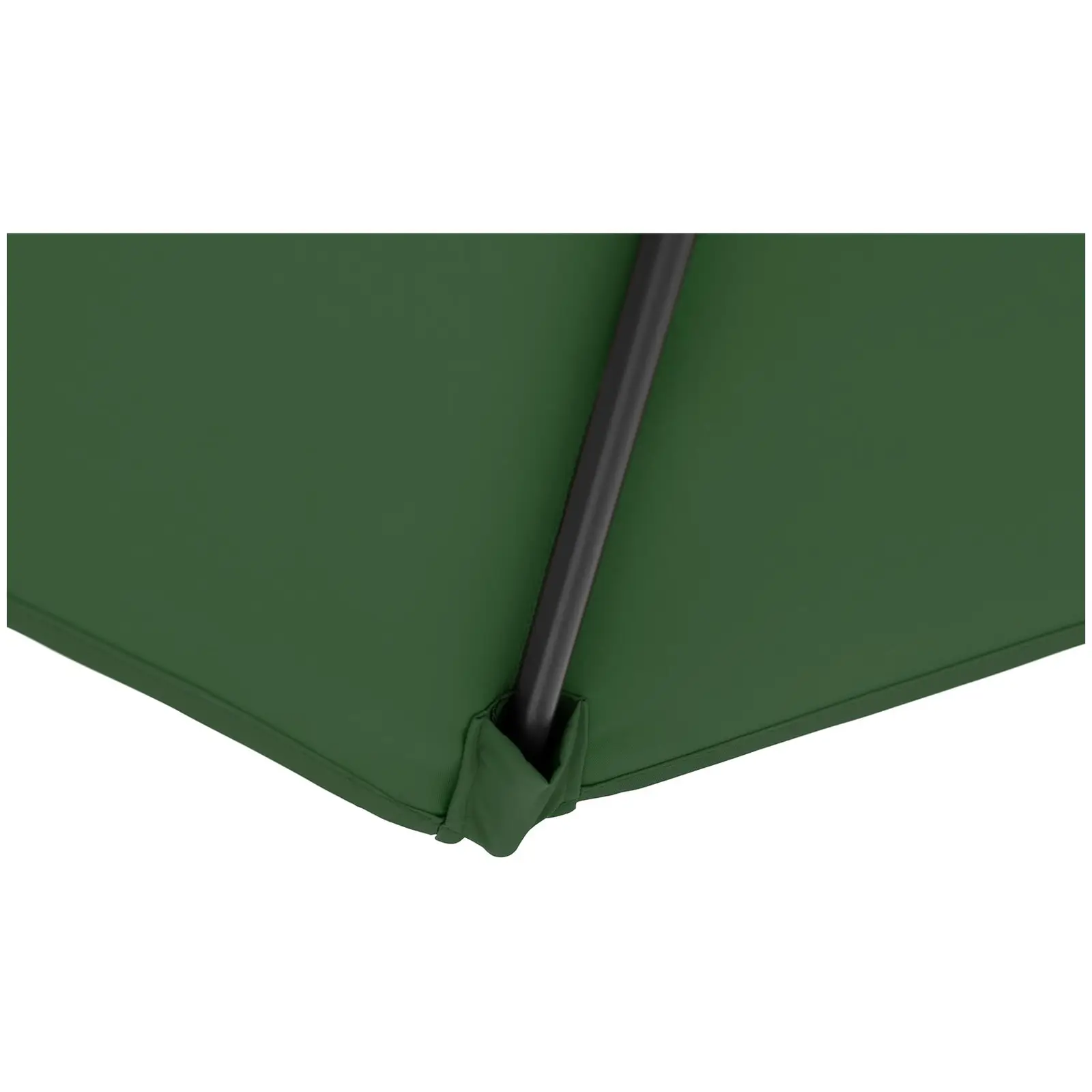 Umbrelă de exterior - verde - hexagonală - Ø 300 cm - înclinabilă