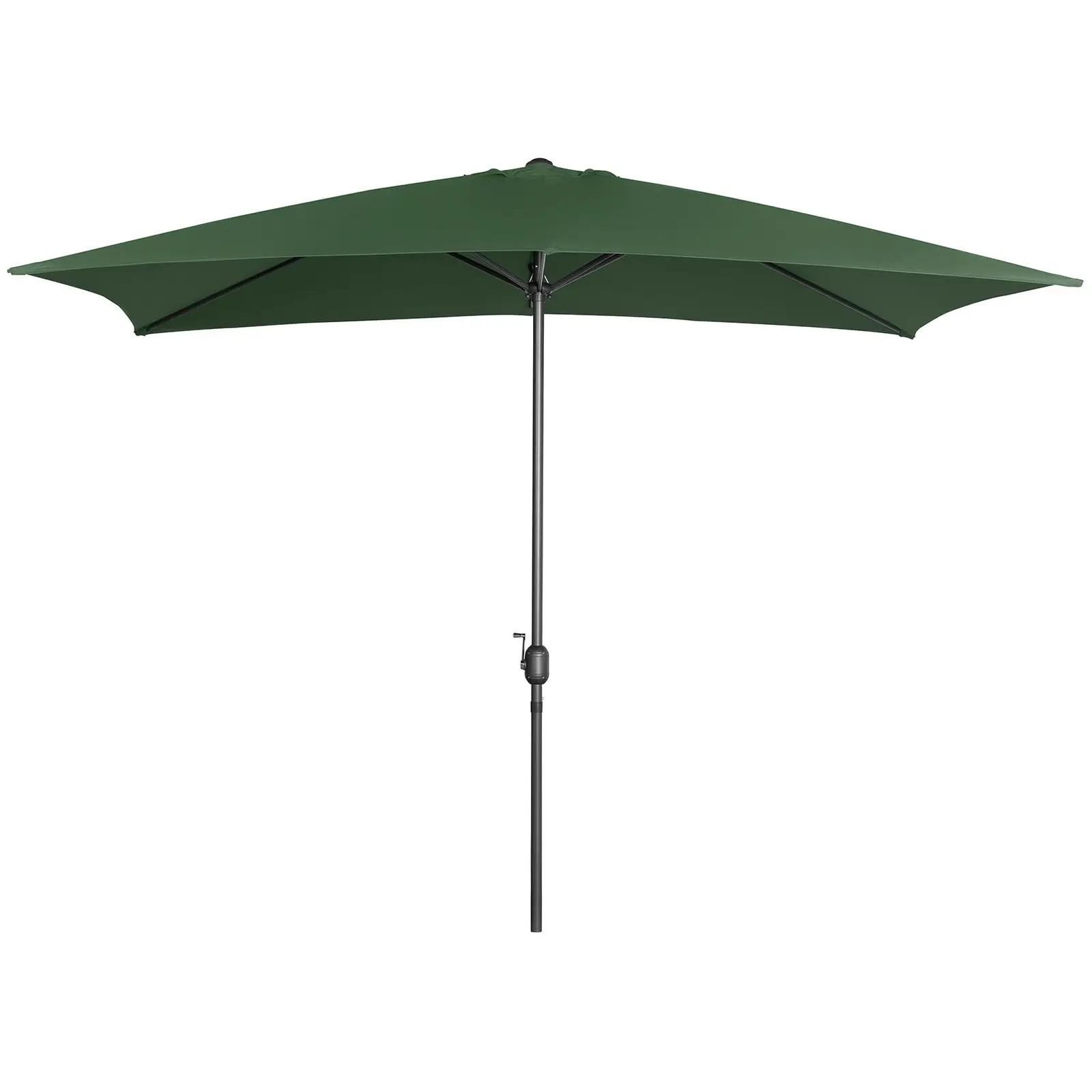 Umbrelă mare de exterior - verde - dreptunghiulară - 200 x 300 cm