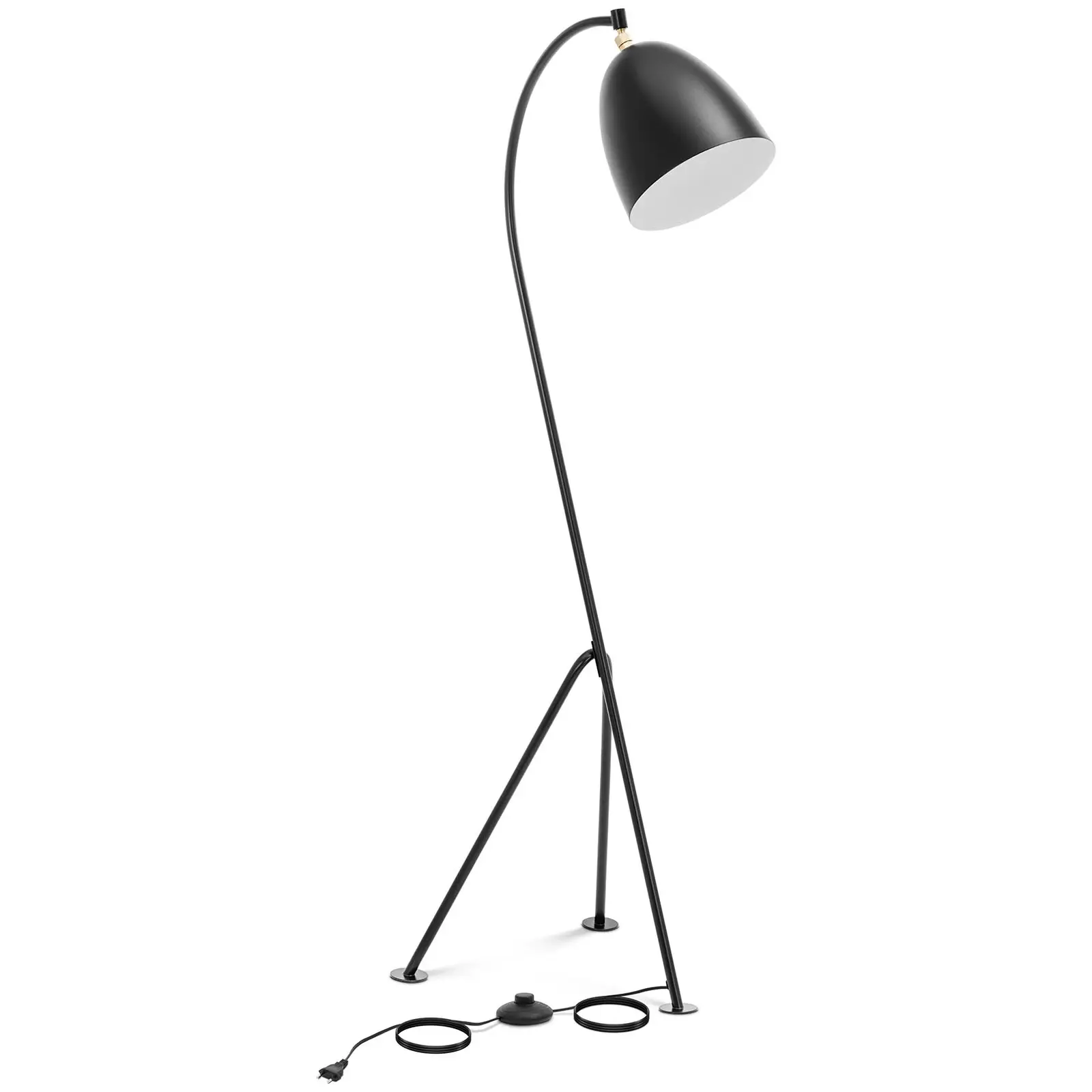 Lampă de podea cu arc - abajur metalic mobil - 40 W - înălțime 125 cm