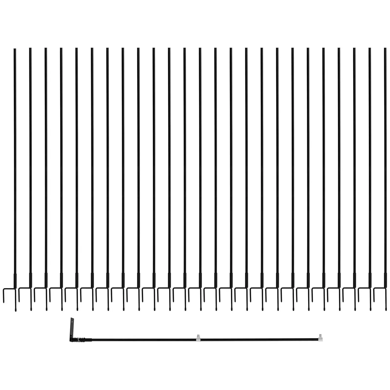 Sârmă de pui - înălțime 125 cm - lungime 50 m - electrificată